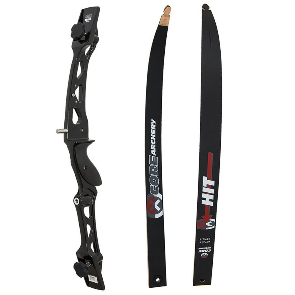 Лук классический HIT 68", 28 фунта, плечи многослойное дерево / волокно, плечи алюминий