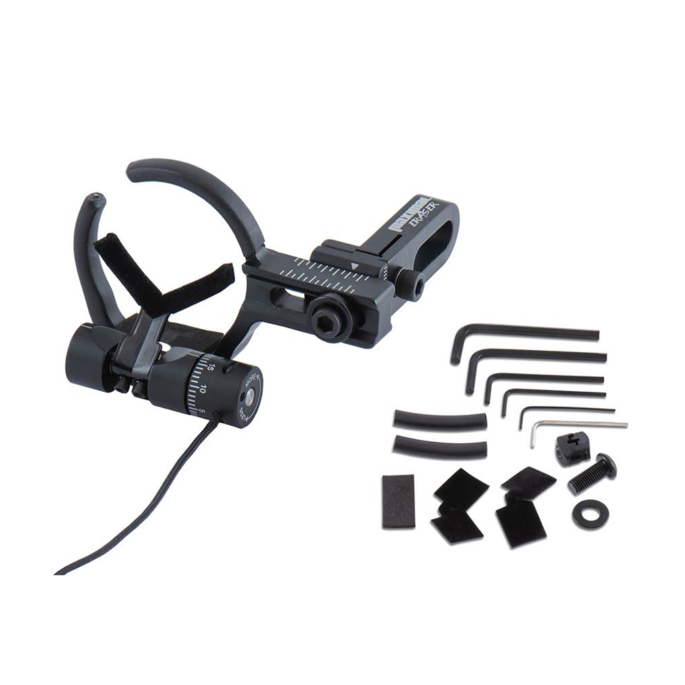 Полочка Eraser для блочного лука падающая, для правшей, цвет черный