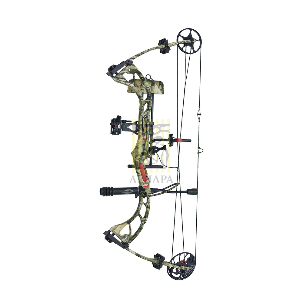 Лук блочный STINGER 3G, начальная скорость 306 фут в сек, сила 60lbs, длина натяжения 29", блоки HP,