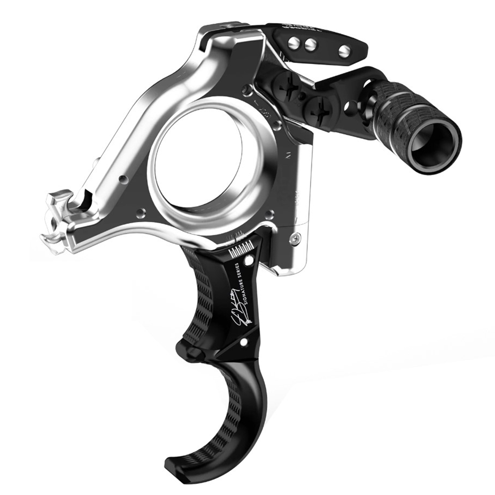 Релиз Abyss Flex для стрельбы из лука, Т-образный, материал латунь, покрытый никелем, размер L