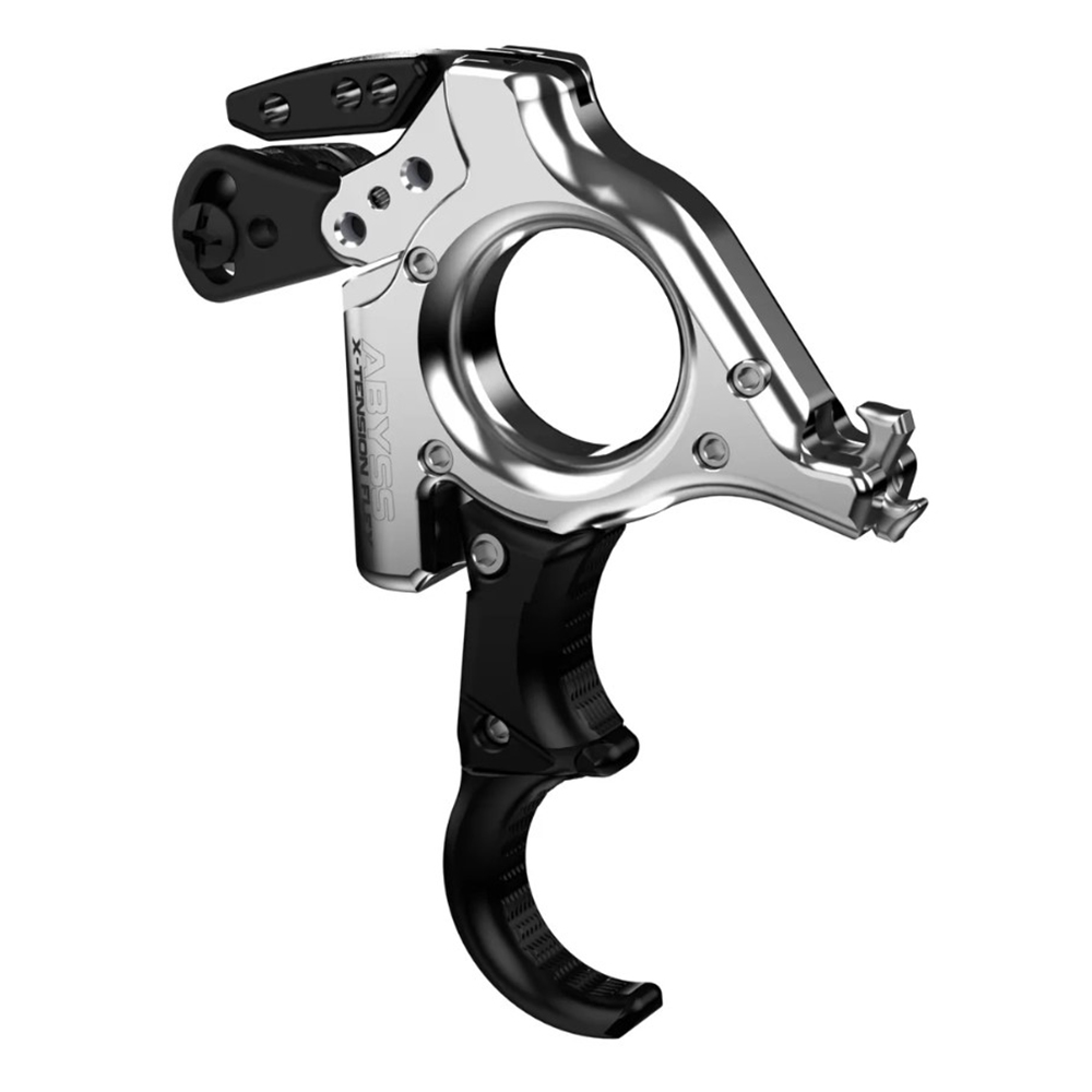 Релиз Abyss Flex для стрельбы из лука, Т-образный, материал латунь, покрытый никелем, размер L