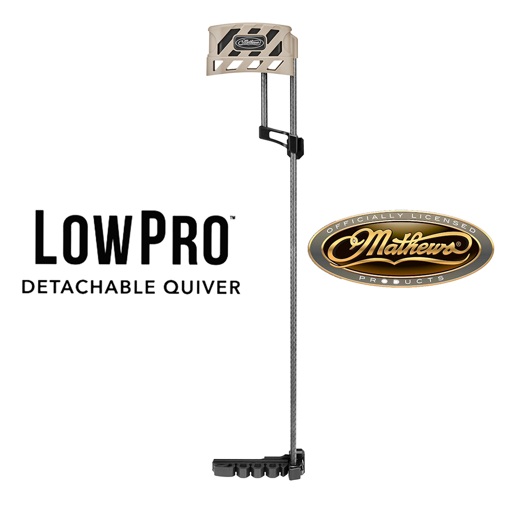 Кивер LowPro, съемный, на 5 стрел, разработан специально для луков верии V3X, для правшей, цвет Gran
