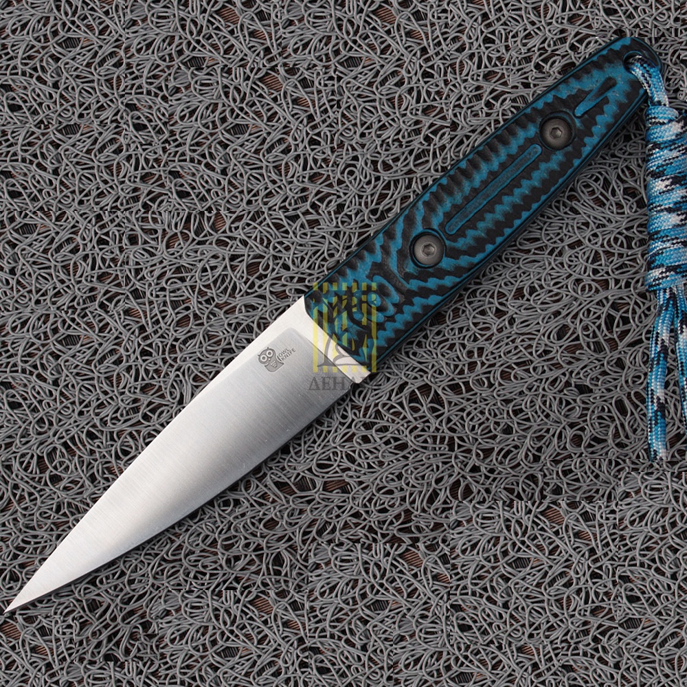 Нож OWL KNIFE TYTO сталь ELMAX, Рукоять G10, ножны KYDEX, прямые спуски