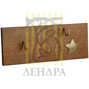Крепление-панно дерев.д/пистол,настенное со знаком