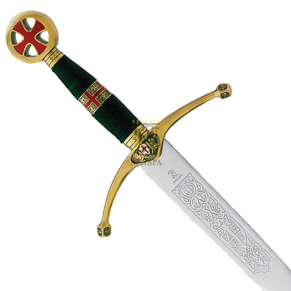 Меч крестоносцев, латунь,105см