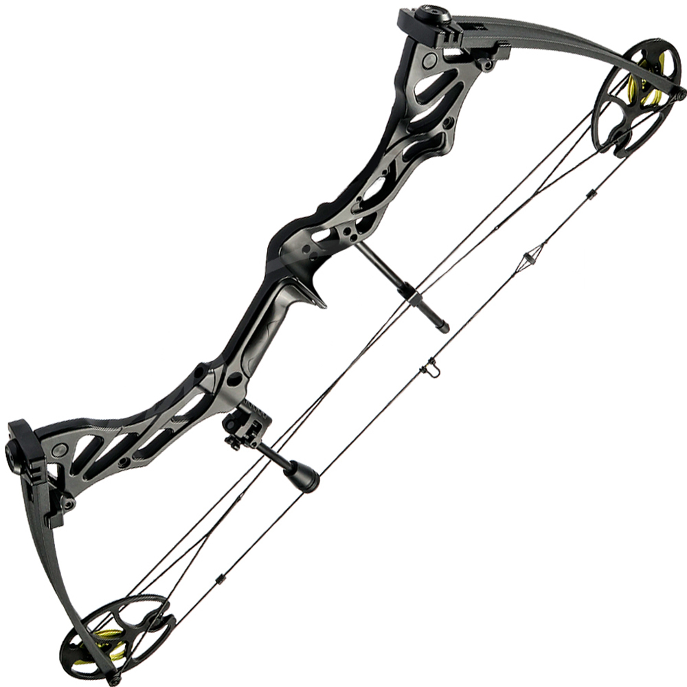 Лук блочный FOSSIL, начальная скорость 295 фут/сек, сила 60 Lbs, длина натяжения от 25" до 31", база