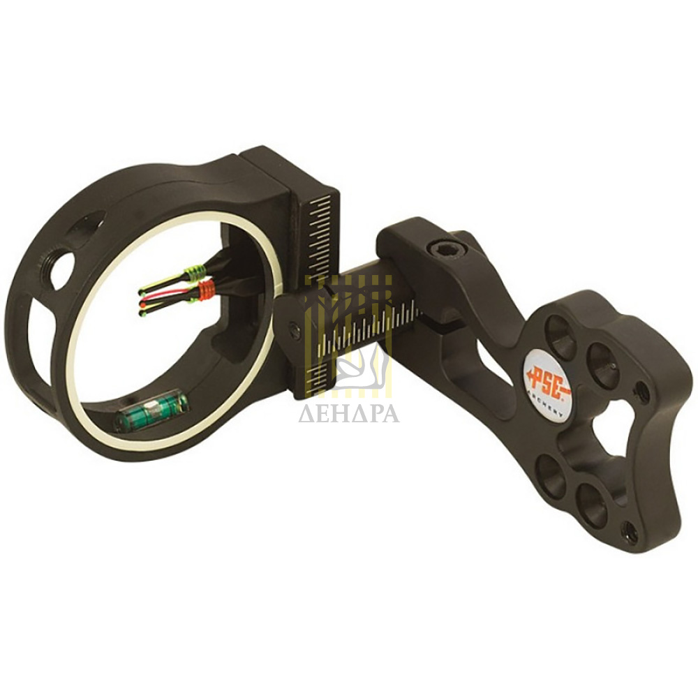 Прицел для блочного лука Aurora, 5 пинов размер 0.029", уровень, подсветка, материал алюминий, цвет