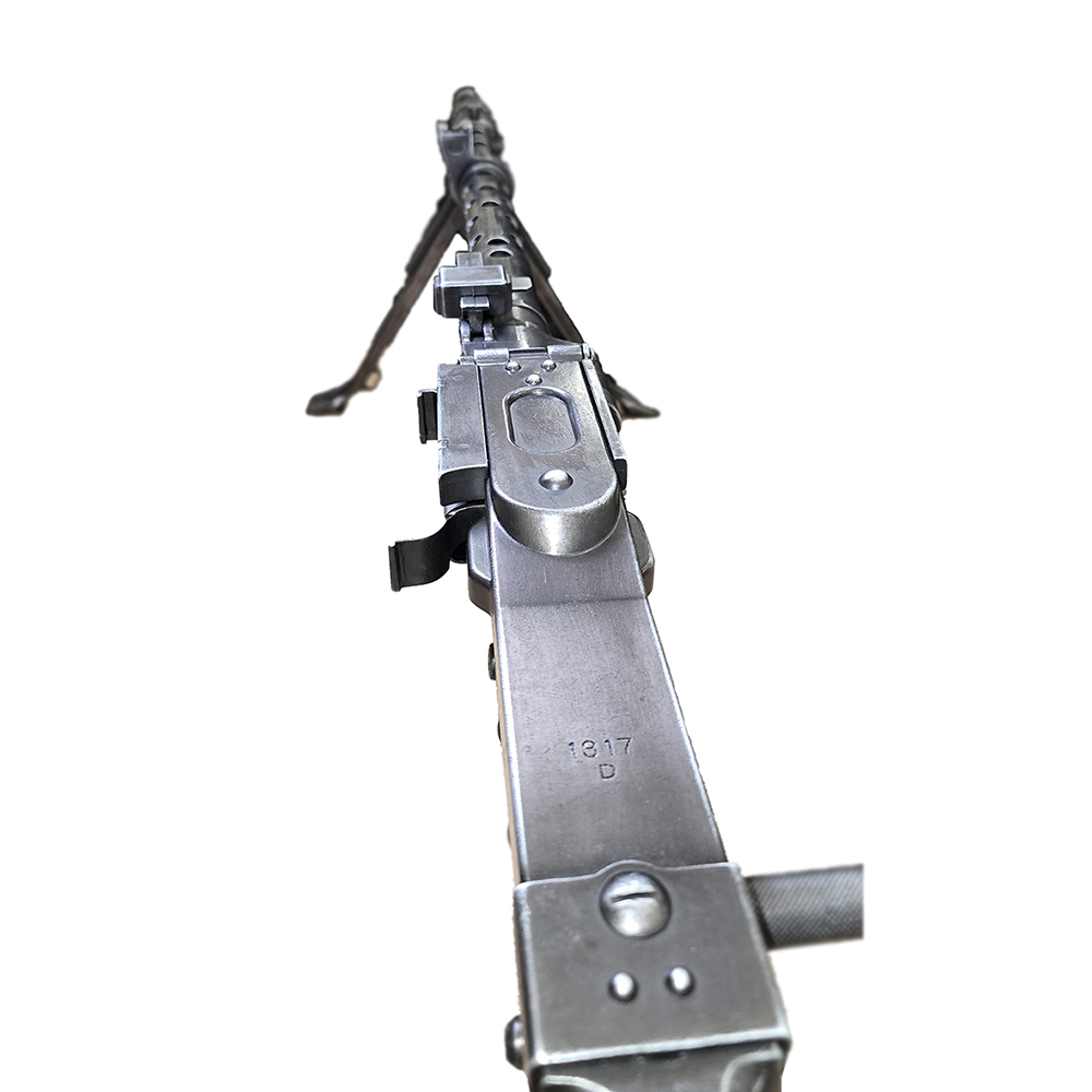 Пулемет MG 34 состаренный. Вторая мировая война с имитацией ударно-спускового механизма, сошки, мате