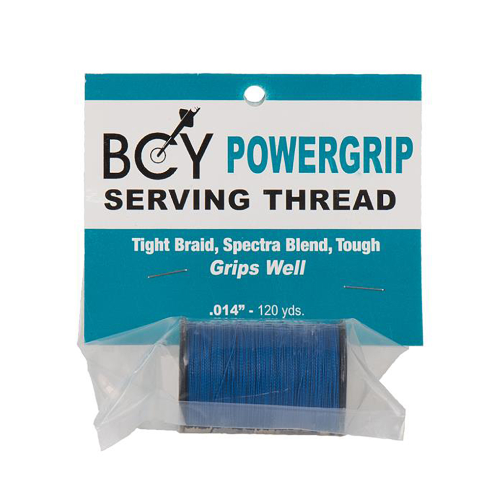 Нить обмоточная Powergrip для тетивы, размер 0,021", длина 75 ярдов, производитель BCY, цвет синий