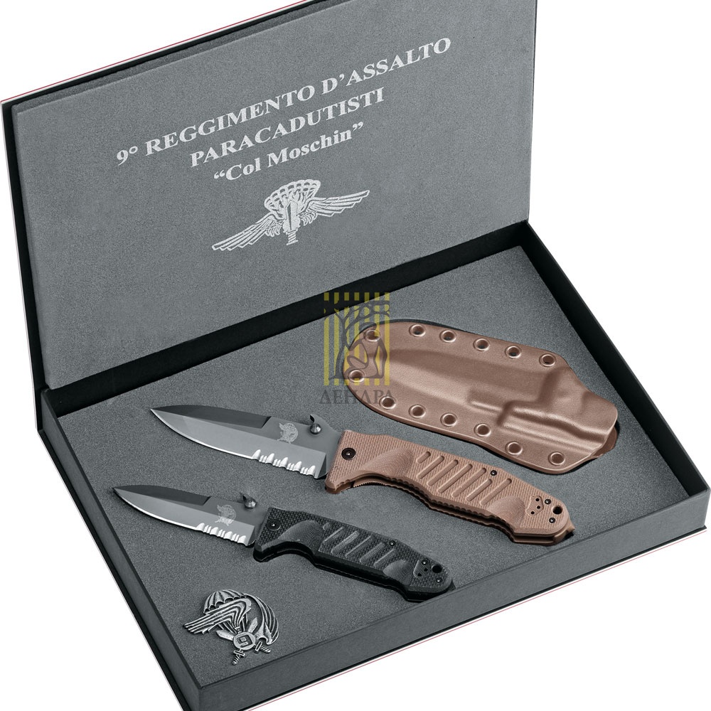 Набор из двух складных ножей "COL MOSCHIN" арт. FX-SOK09CM01E и FX-SOK09CM02B в подарочной упаковке,