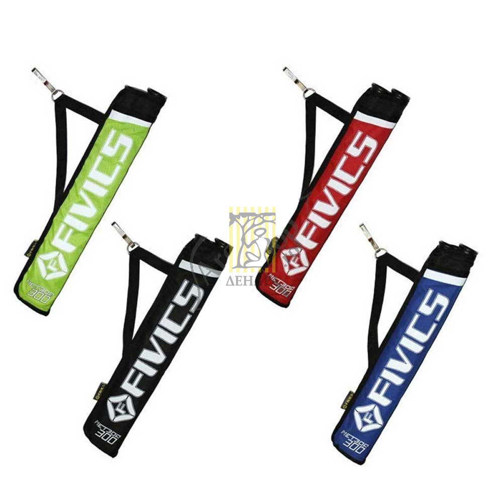 Кивер (колчан) для стрел Meteor 300, 2 трубки, производитель Fivics, правый, цвет зеленый