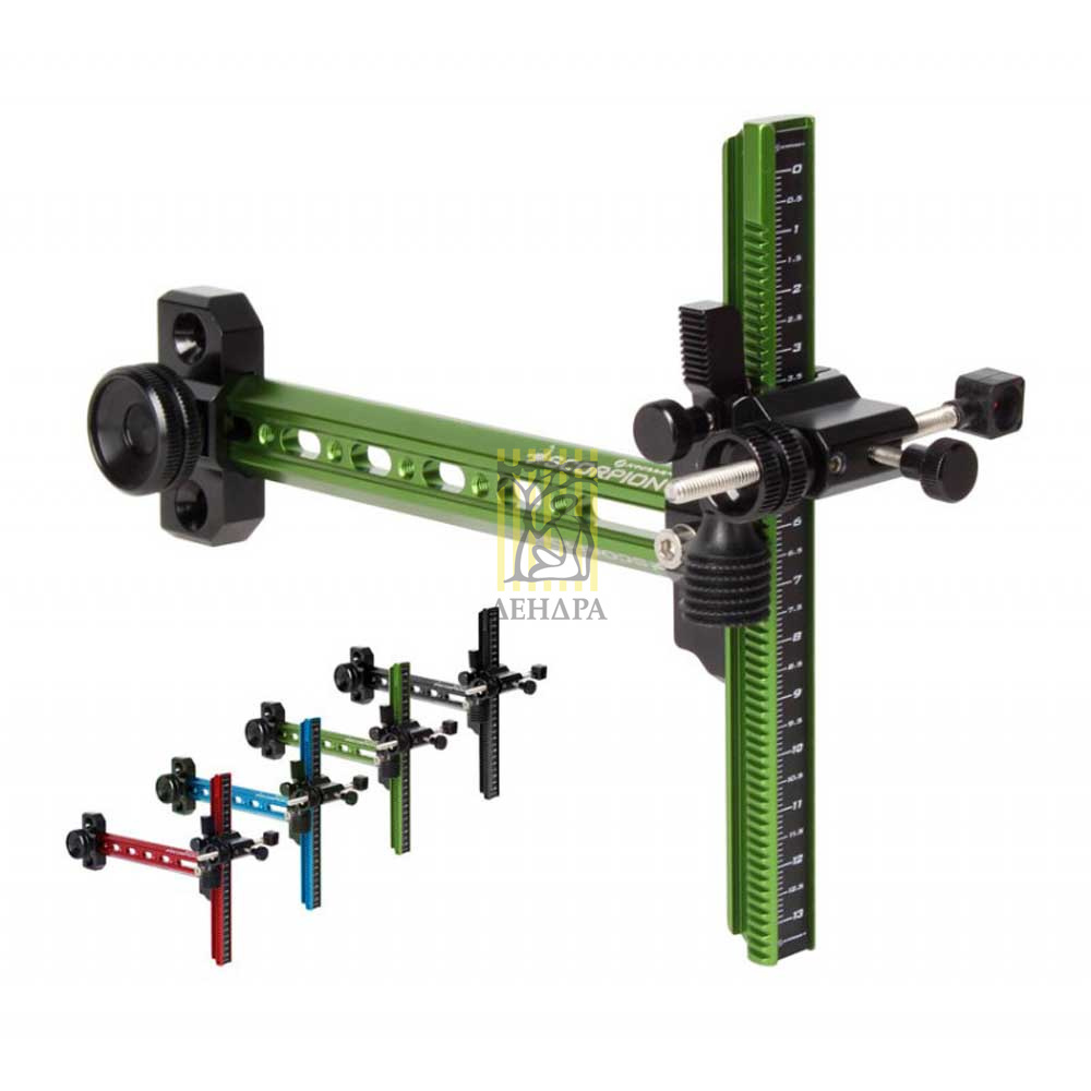 Прицел для классического лука Scorpion с микронастройками, производитель Krossen, мушка в комплекте,