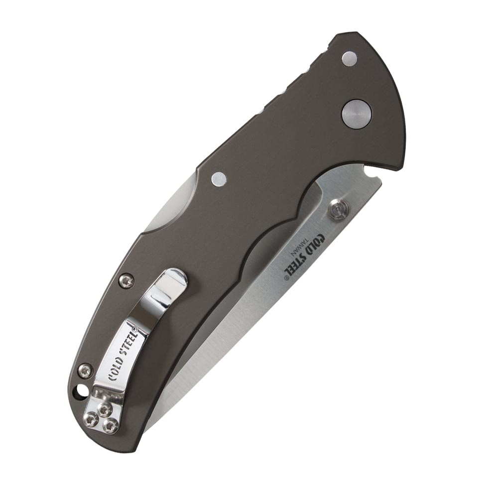 Нож "Code-4" складной, клинок clip point, сталь AUS8A, рукоять алюминий, клипса