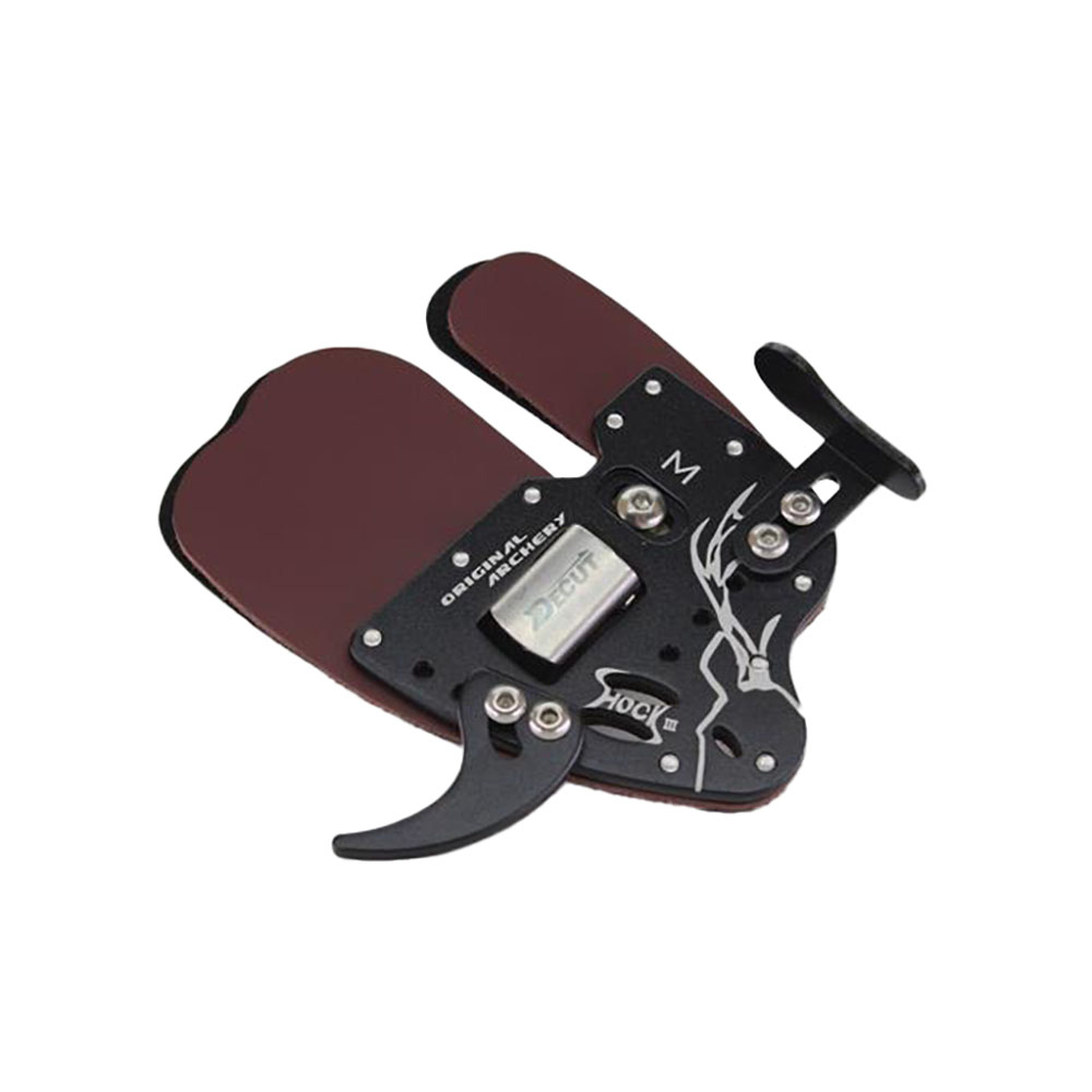 Напалечник для стрельбы из лука HOCKIII, материал кожа, размер L, правый, цвет черный