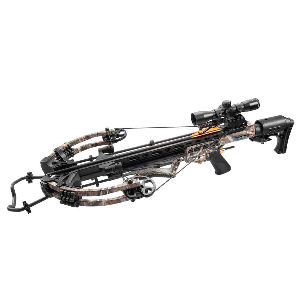 Арбалет блочный Kraken, начальная скорость 405 фут/сек, расстояние между осями 15,75", длина натяжен