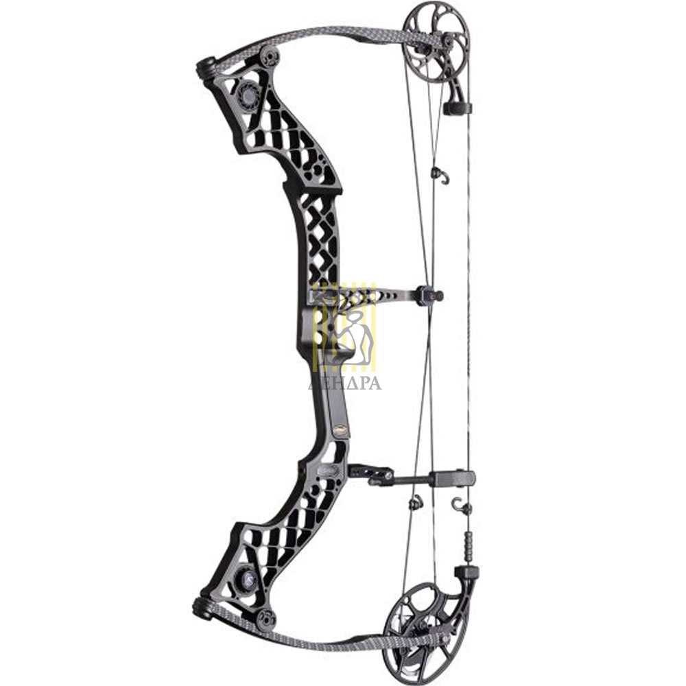 Лук блочный "Z7 EXTREME TACTICAL", начальная скорость 330 фут в сек, сила 60lbs, длина натяжения 28", сброс 80%, цвет темно-серый, правый