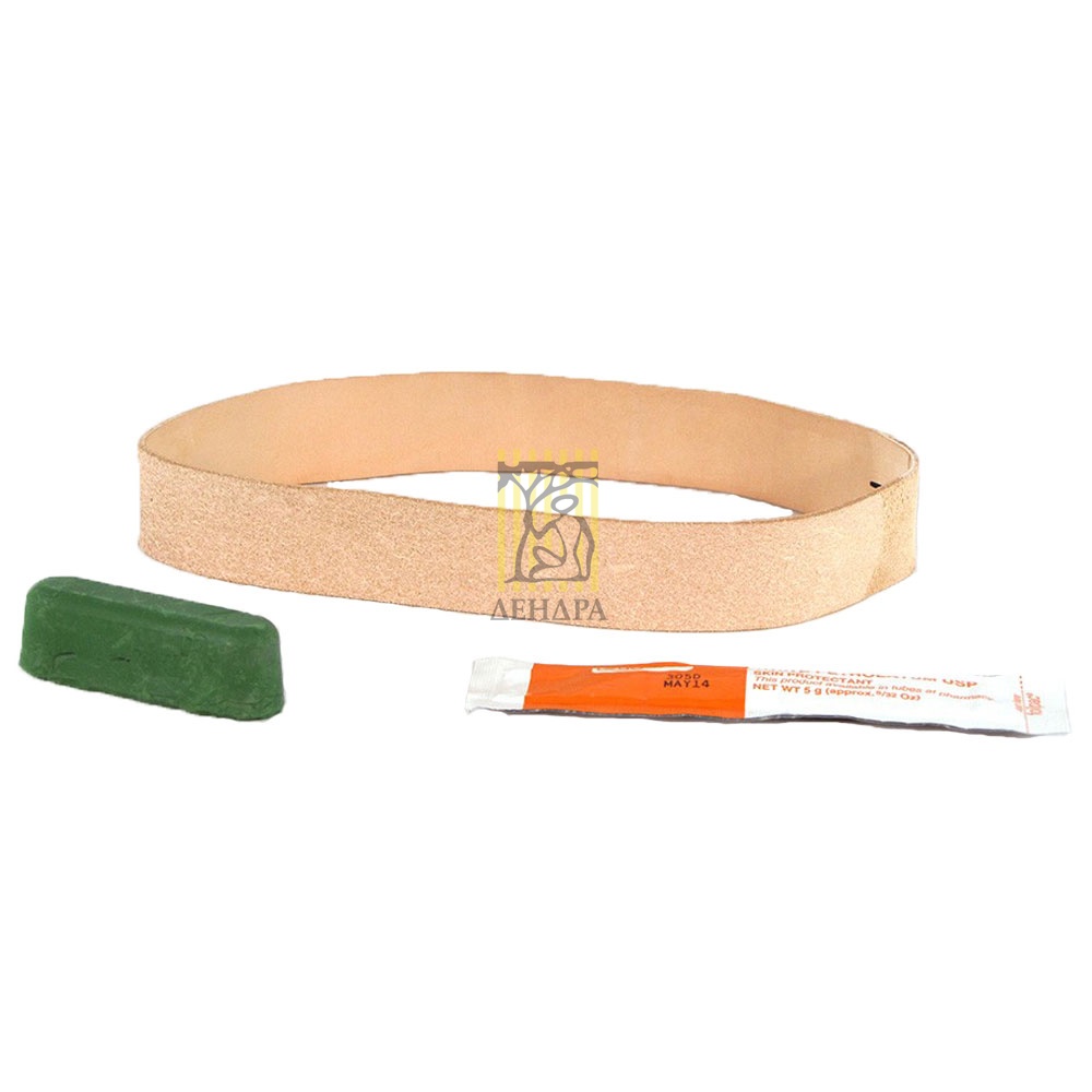 Ремень сменный  из кожи с 2 видами полировочной пасты для электроточилки Work Sharp Knife & Tool Sha