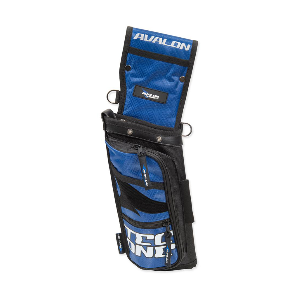 Кивер TEC ONE для стрел, длина 43 см, 2 трубки, 2 кармана на молнии, 2 кармана без молнии, правый, р