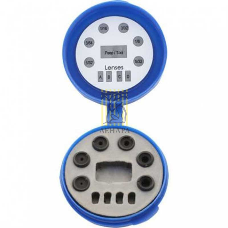 Набор из 6 вставок размер 1/32", 3/64", 1/16", 3/32", 1/8", 5/32" с ключом для вкручивания в комплек