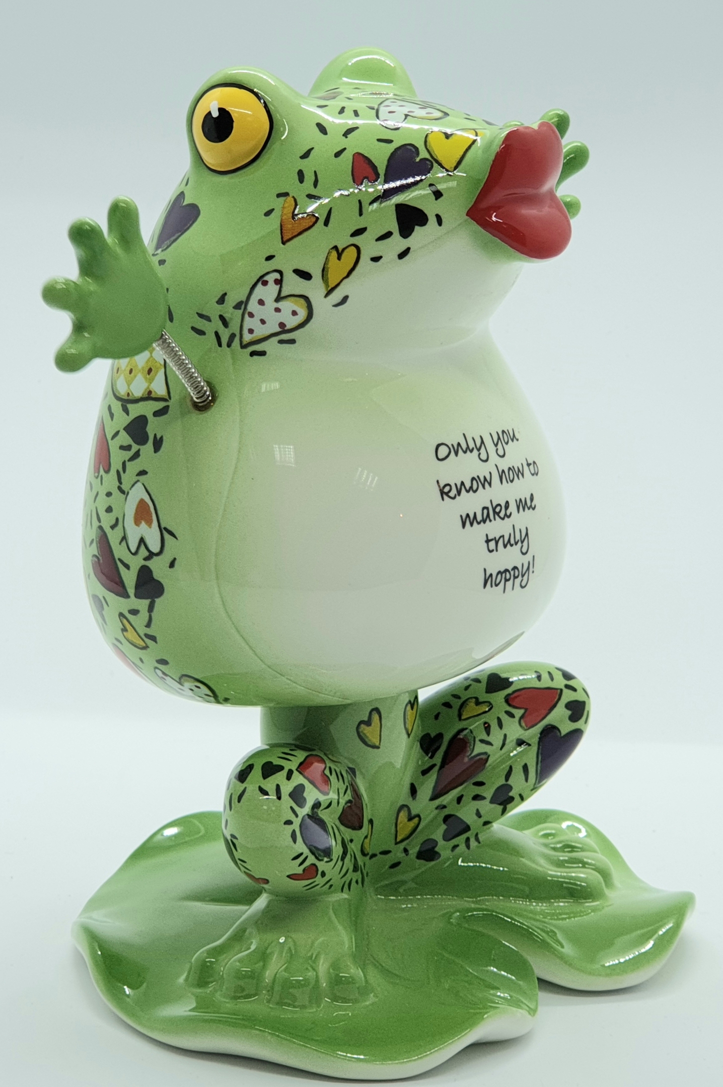 Лягушка в поцелуе (вертикальная),керамика