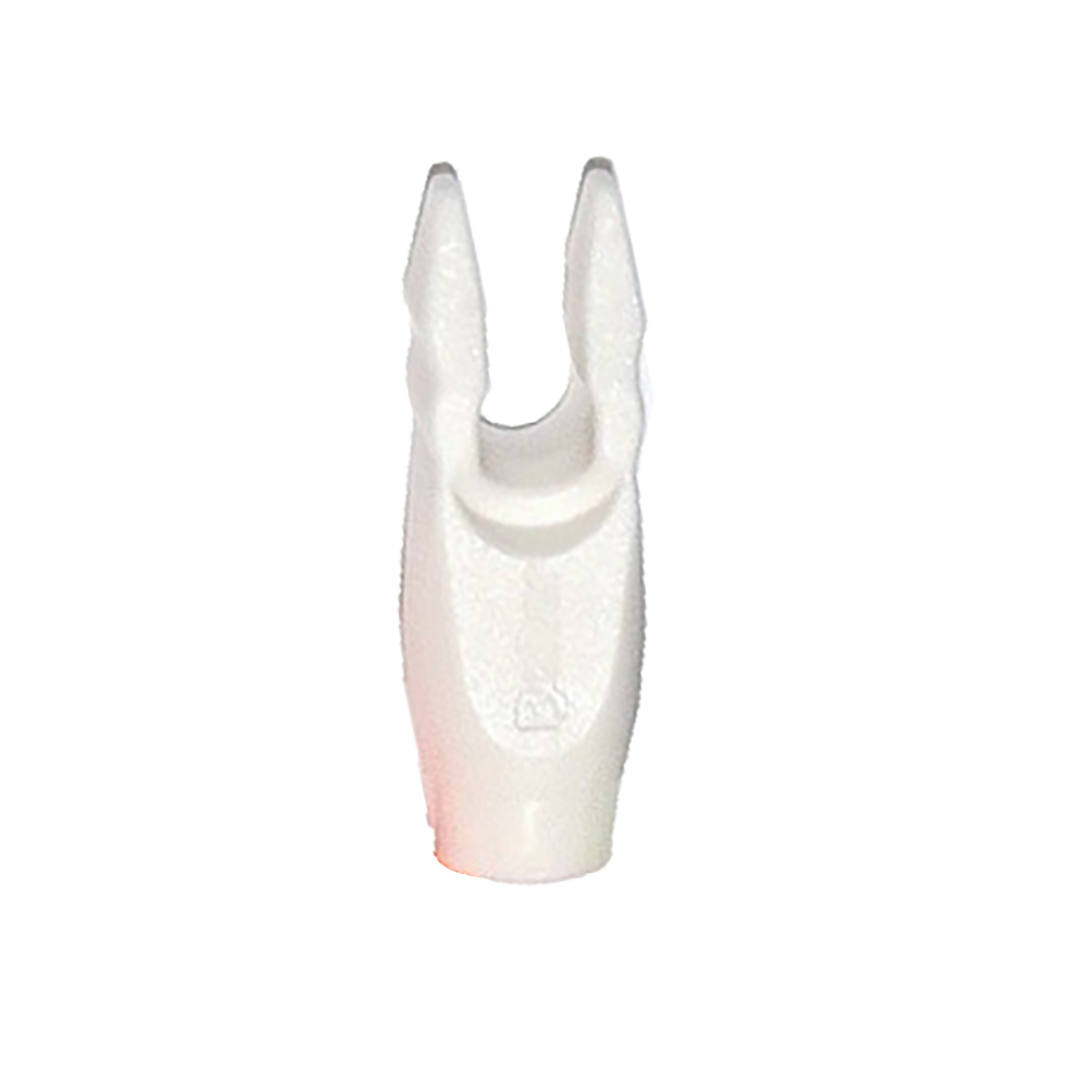 Хвостовик на пин для стрел Hunter, производитель Beiter, цвет ярко-белый, 25 штук в упаковке