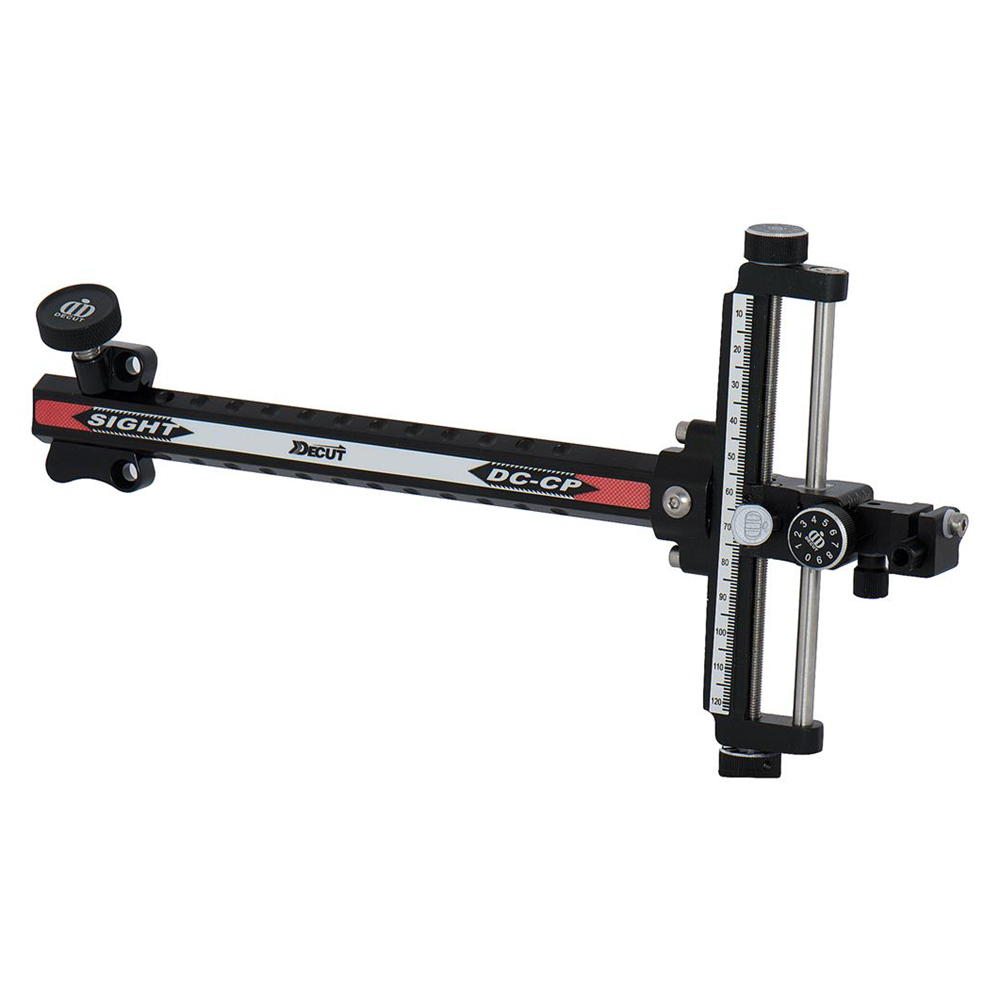 Прицел для блочного лука с микронастройками для 3D и спорта, производитель Decut, правый - левый, бы