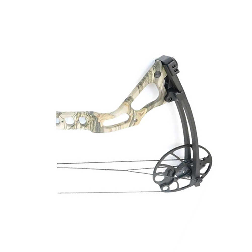 Лук блочный, сила 60 Lbs, между осями 30", длина натяжения 19-31", с комплектом аксессуаров: 4 карбо