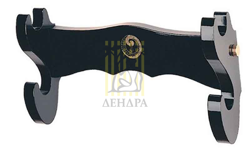 Подставка настенная под две катаны, материал дерево, цвет черный