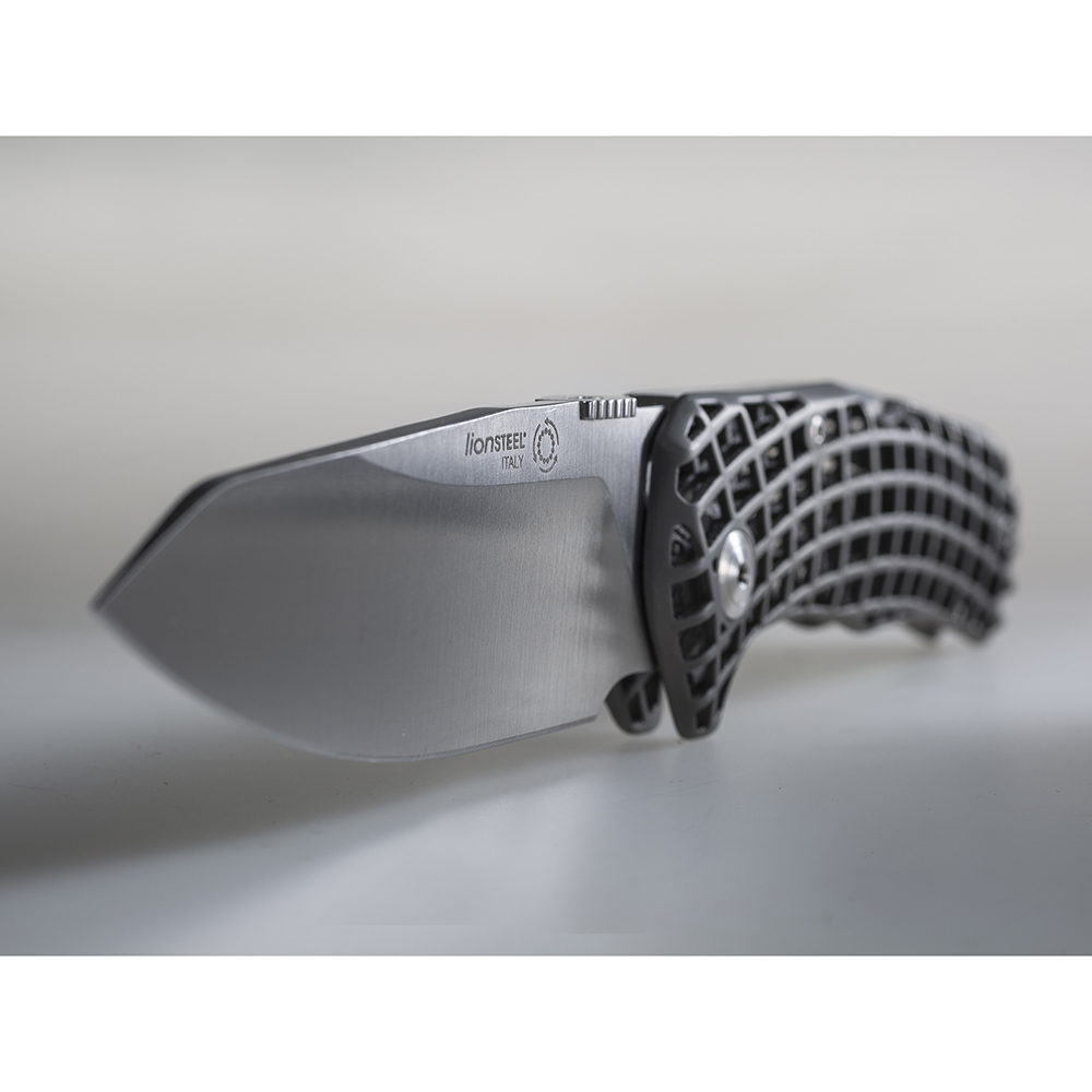 Складной нож Lion Steel TiDust, сталь Sleipner, твердость 61HRC,технология DMLS