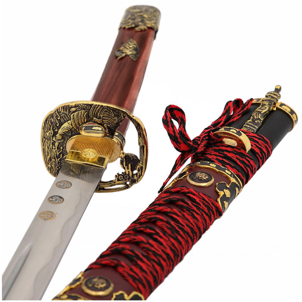 Катана,ножны черные, рук.дерево