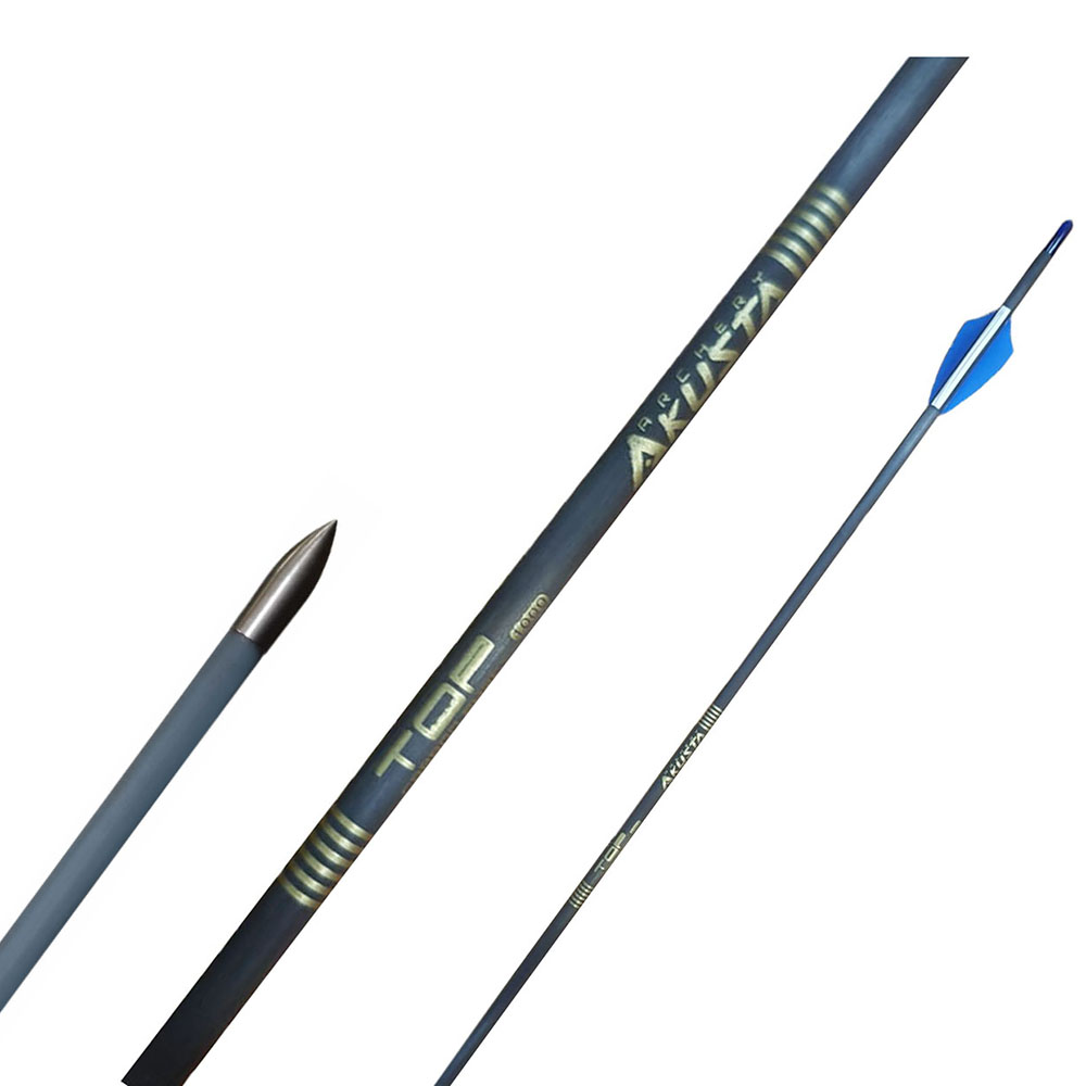 Стрелы TOP, размер 1100, оперение, хвостовик, наконечник, 1 шт