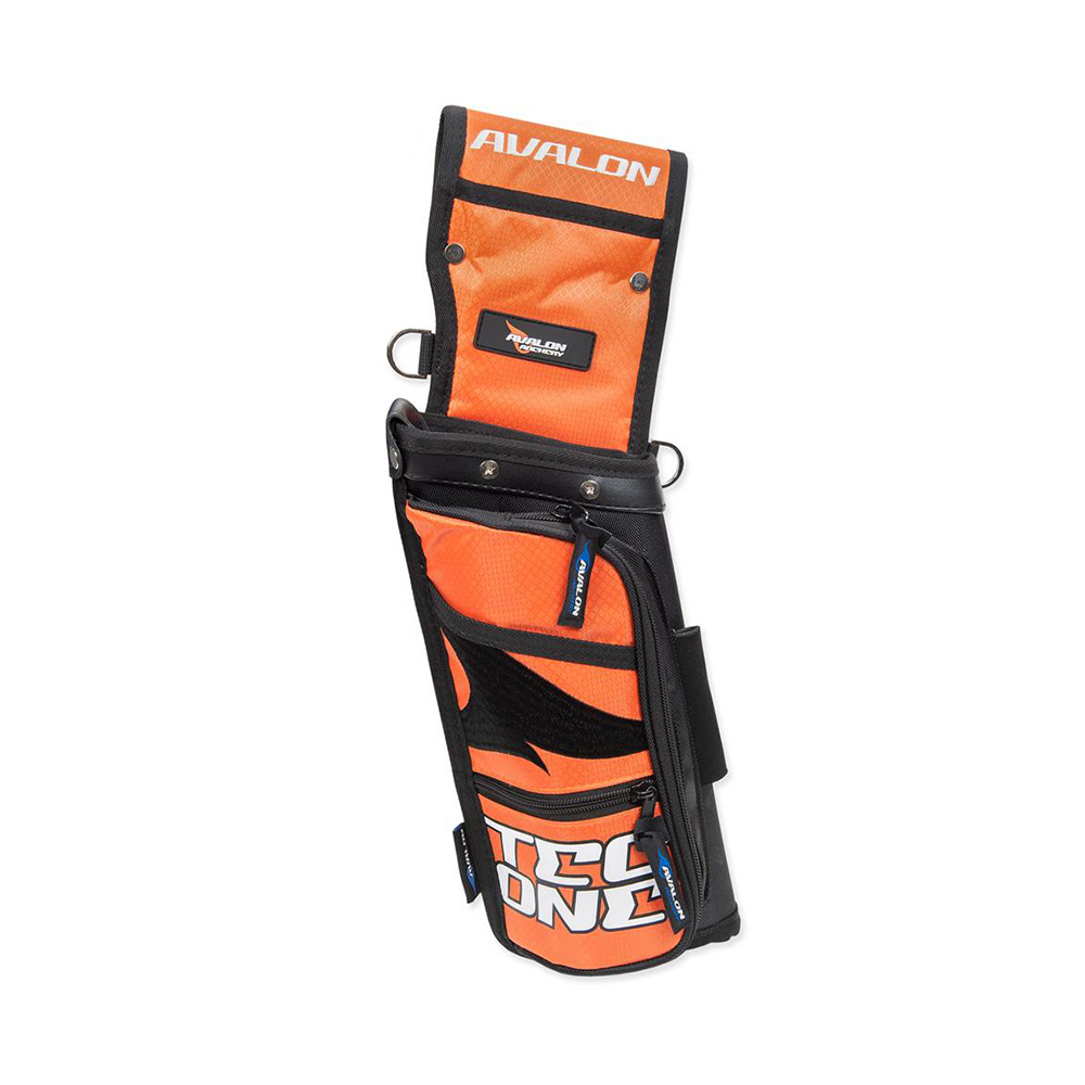 Кивер TEC ONE для стрел, длина 43 см, 2 трубки, 2 кармана на молнии, 2 кармана без молнии, правый, р