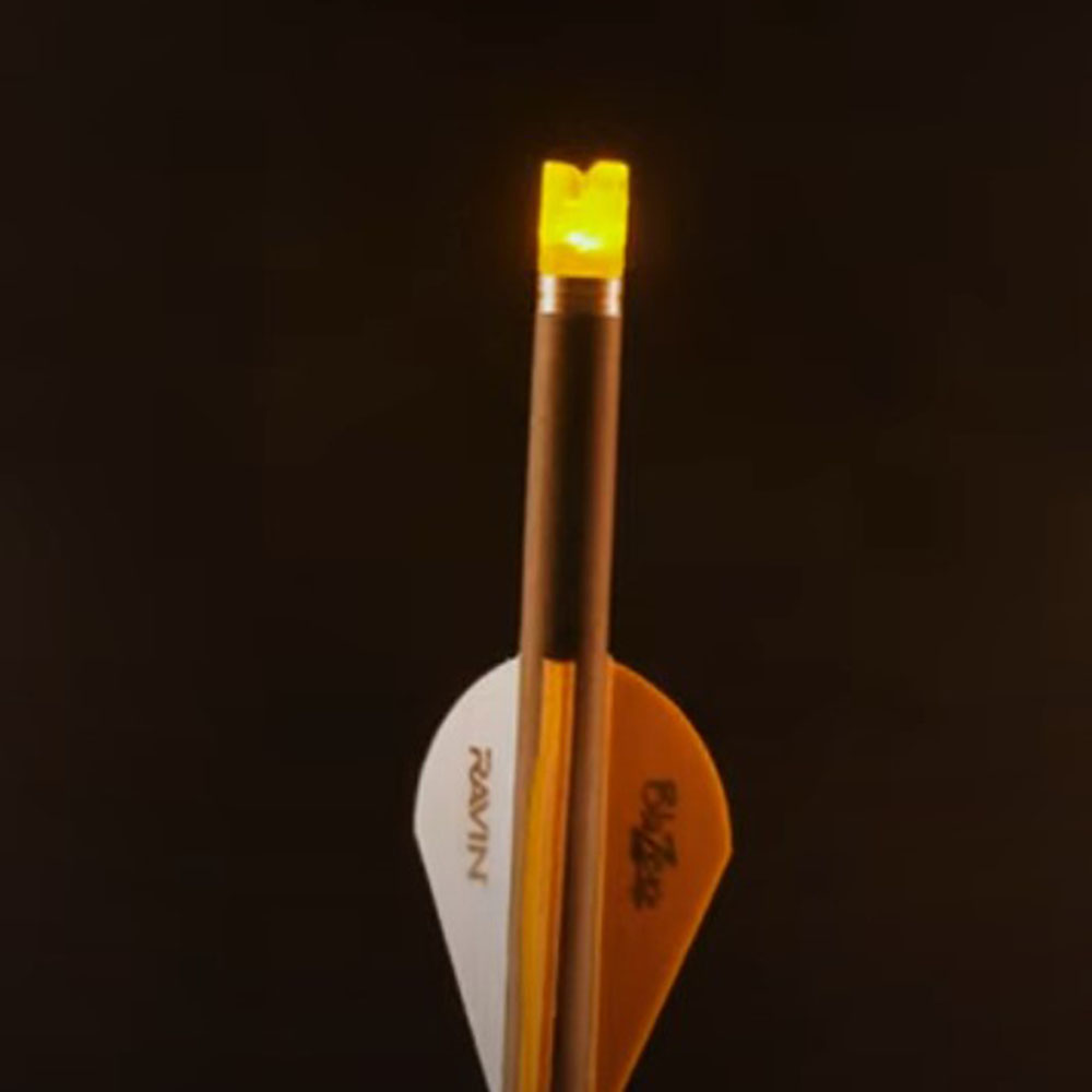 Хвостовик светящийся для стрел к арбалетам Ravin, цвет оранжевый, 3 шт в упаковке