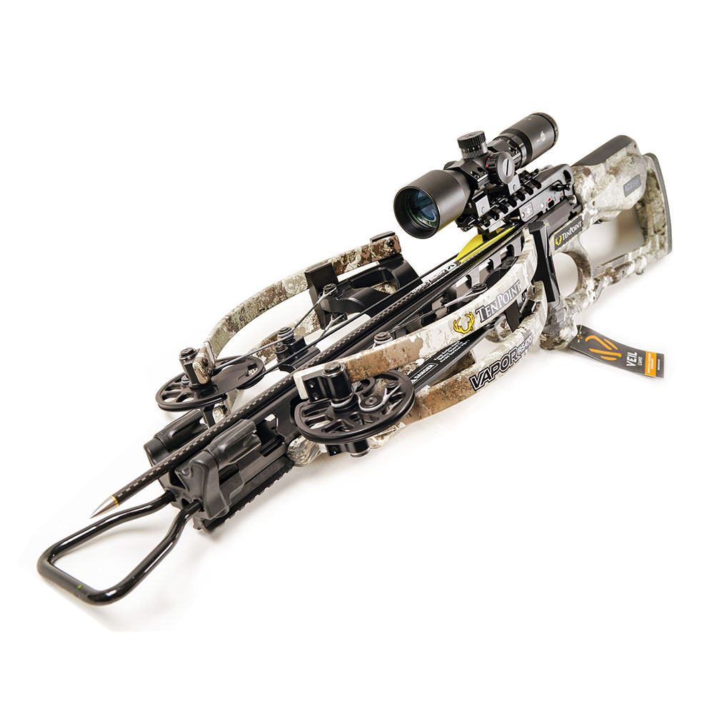 Арбалет блочный Tenpoin Vapor RS 470, скорость 143 м/с (470 ф/с), Длина: 79 см, вес 3,6 кг, комплект