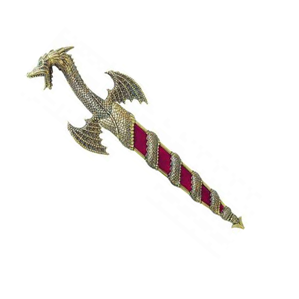 Дага Зигфрида"Истребитель драконов",ножны красные