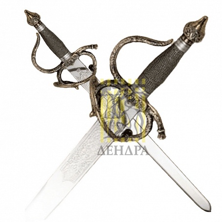 Меч "Колада Сид", клинок  с гравировкой, рукоять под бронзу