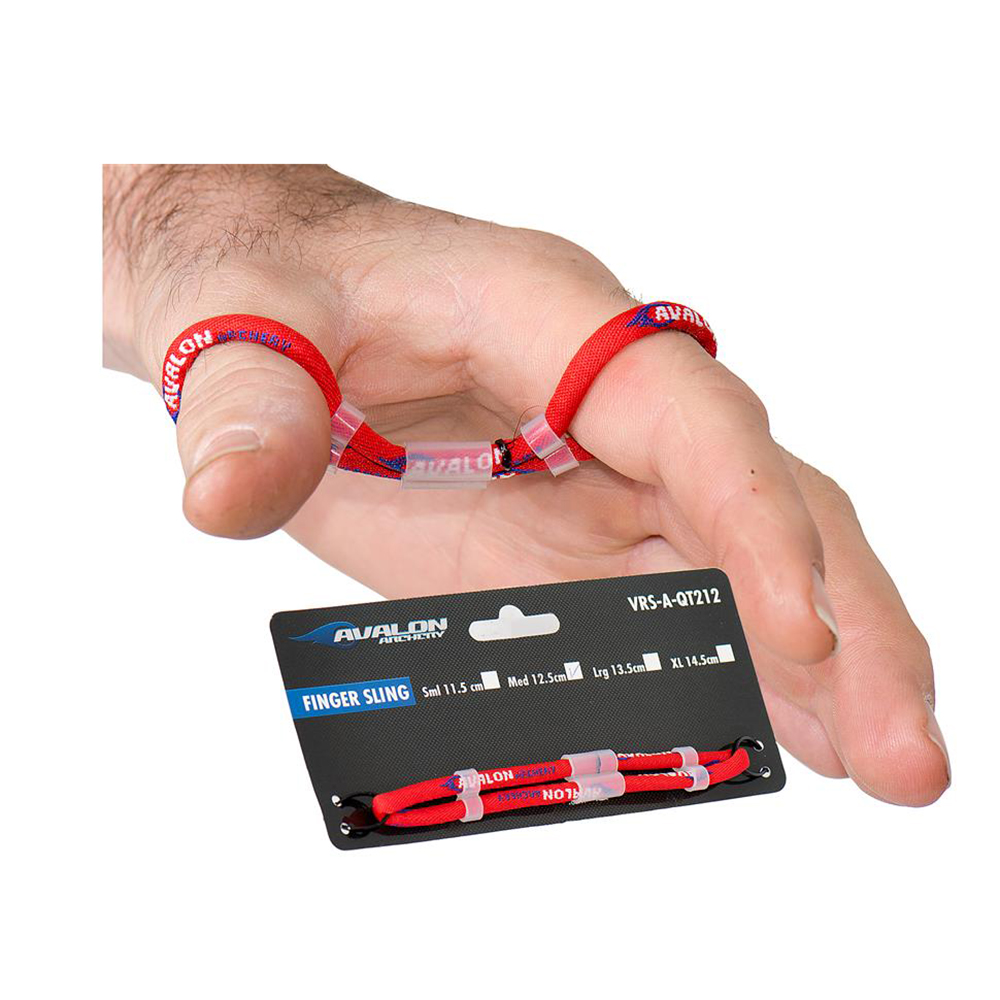 Вязочка для стрельбы из лука с возможностью регулировки, производитель Avalon, цвет красный