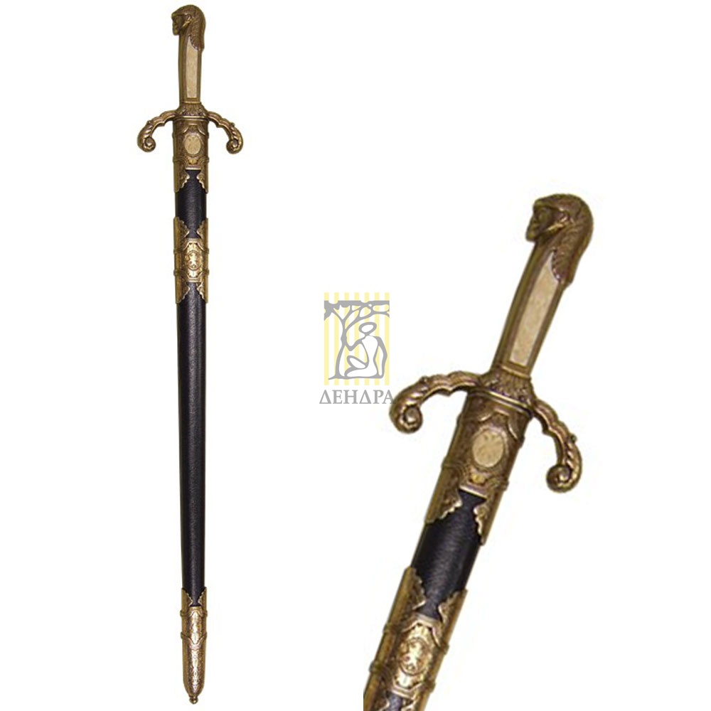 Меч Петра Великого, 18 век, Красные ножны, латyнь