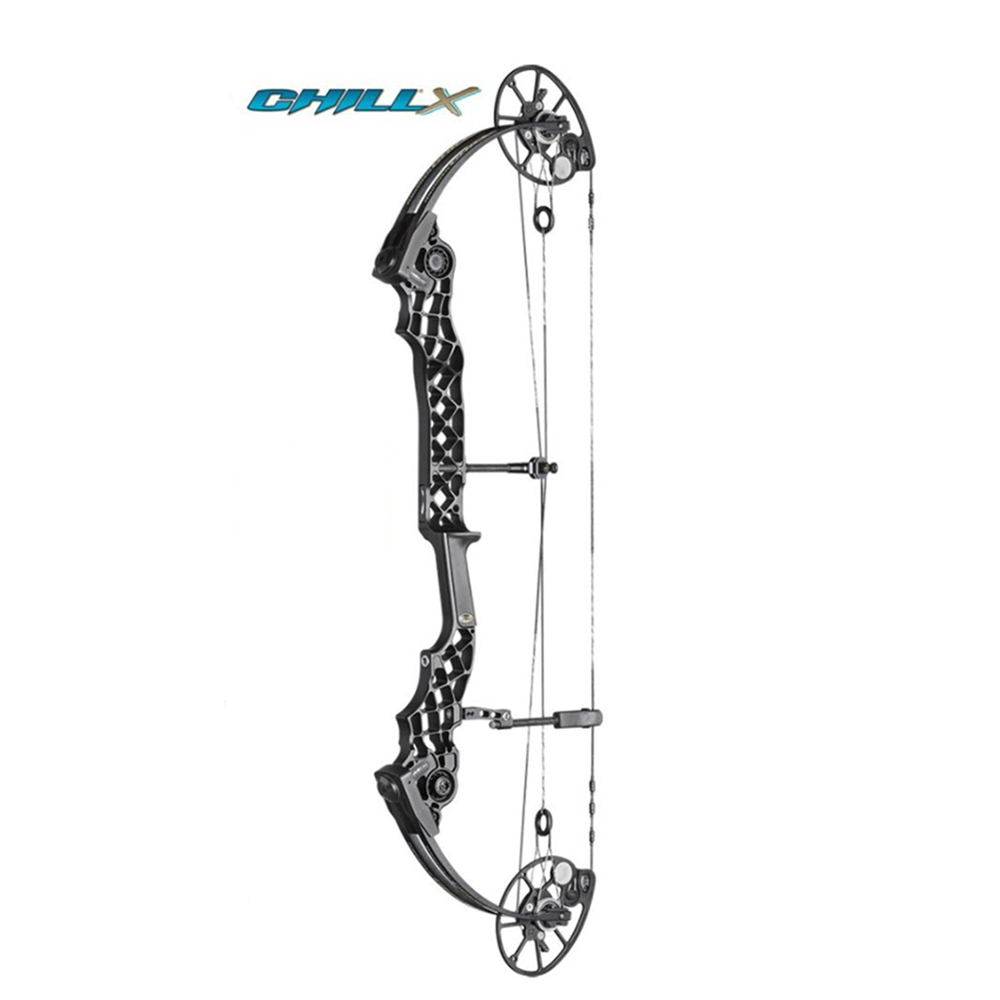 Лук блочный  CHILL X начальная скорость 336 фут в сек, сила 60 lbs, для праворуких, длина натяжения