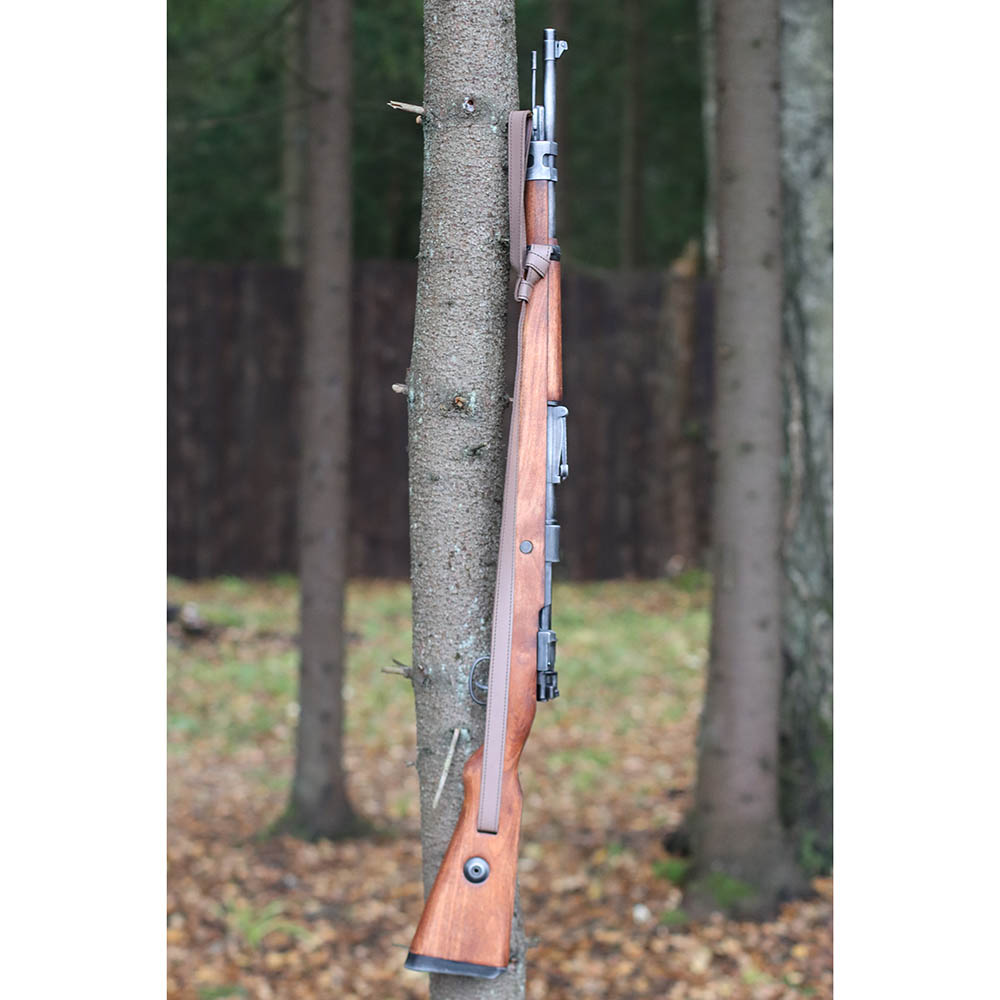 Карабин 98K, разработан Маузером, 2-я Мировая война, выпуск 1935 г, Германия с кожаным ремнем, соста