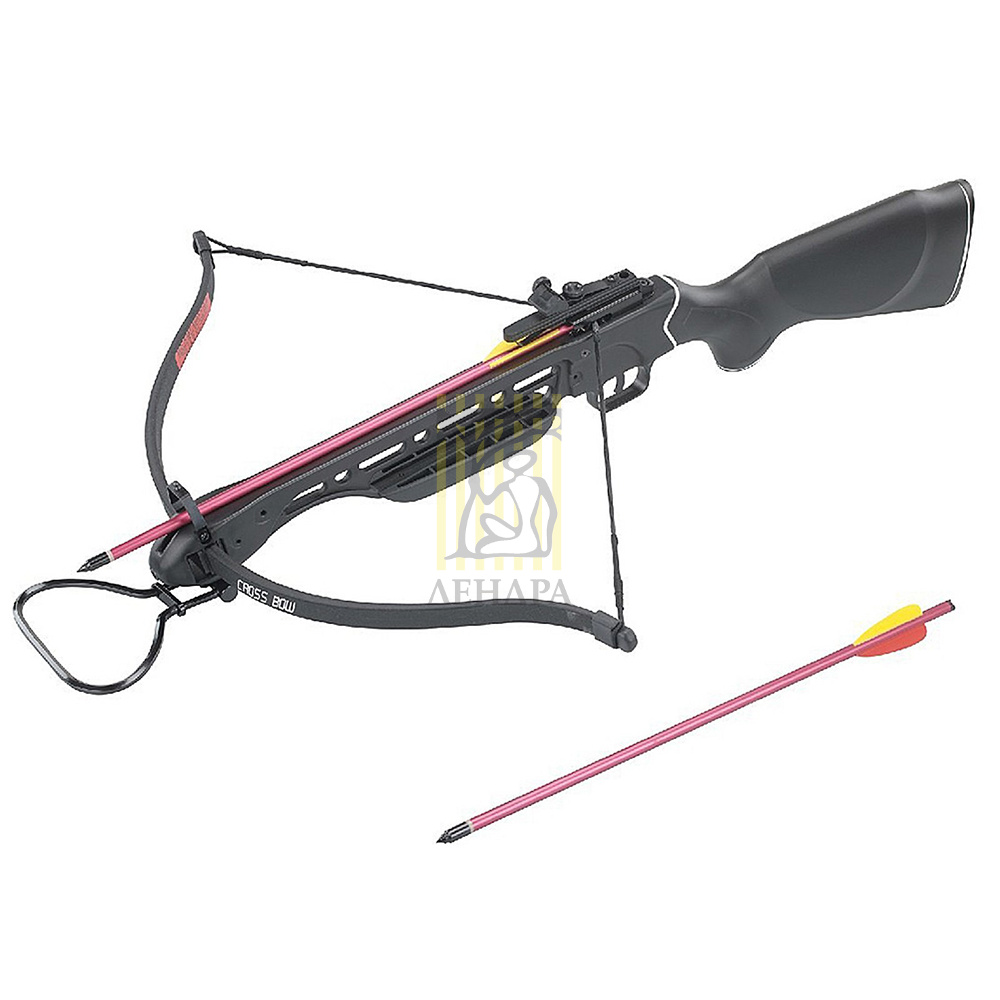 Арбалет приклад черн.пластик, 2 алюм.стрелы, 94Lbs