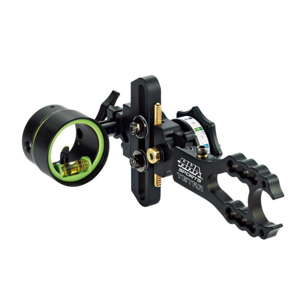 Прицел охотничий для блочного лука Tetra с микронастройками, диаметр скопа 35 мм, пин .010, длина во