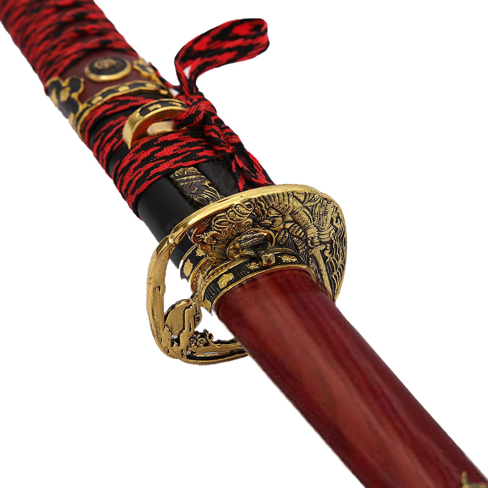 Катана,ножны черные, рук.дерево