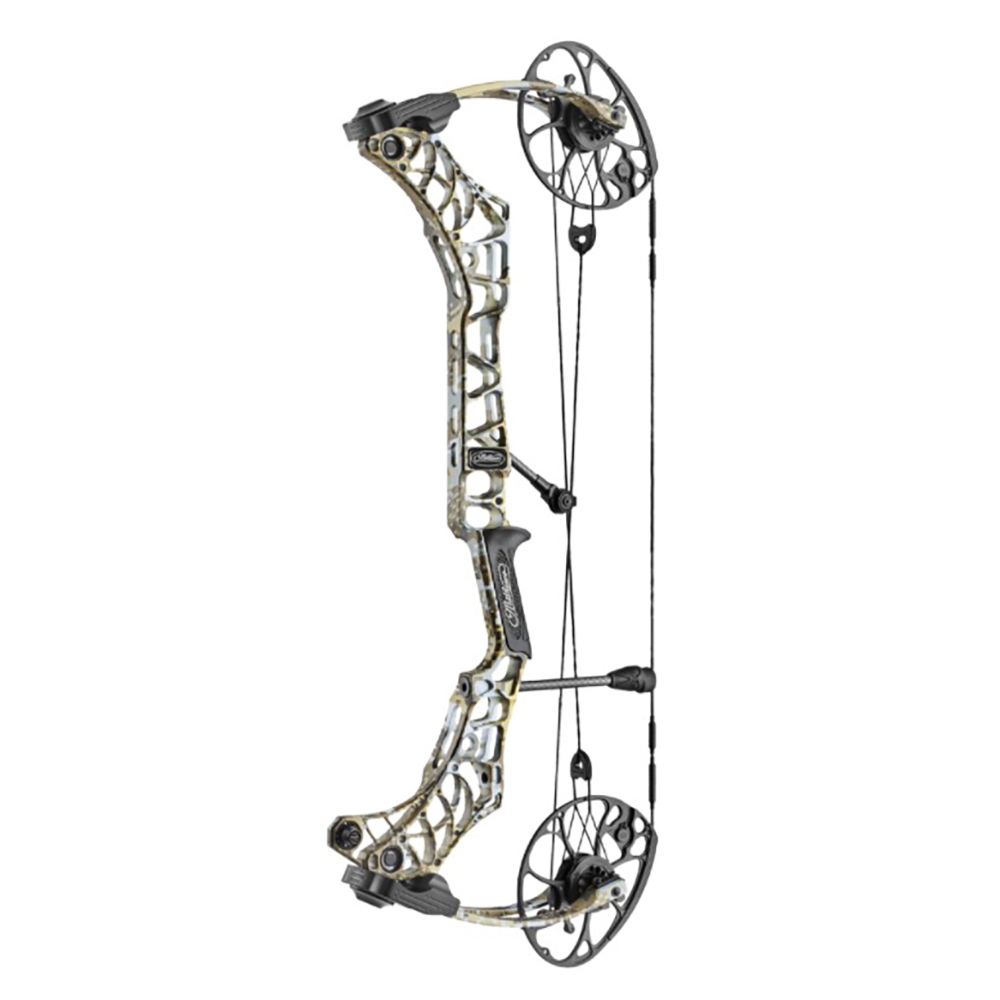 Лук блочный V3 31, начальная скорость 342 фут в сек, сила 60 lbs, база 6", расстояние между осями 31