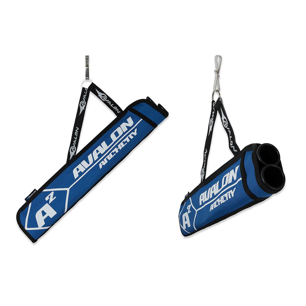 Кивер Tyro A2 для стрел, длина 46 см, 2 трубки, правый/левый, материал с алмазным плетением, цвет си