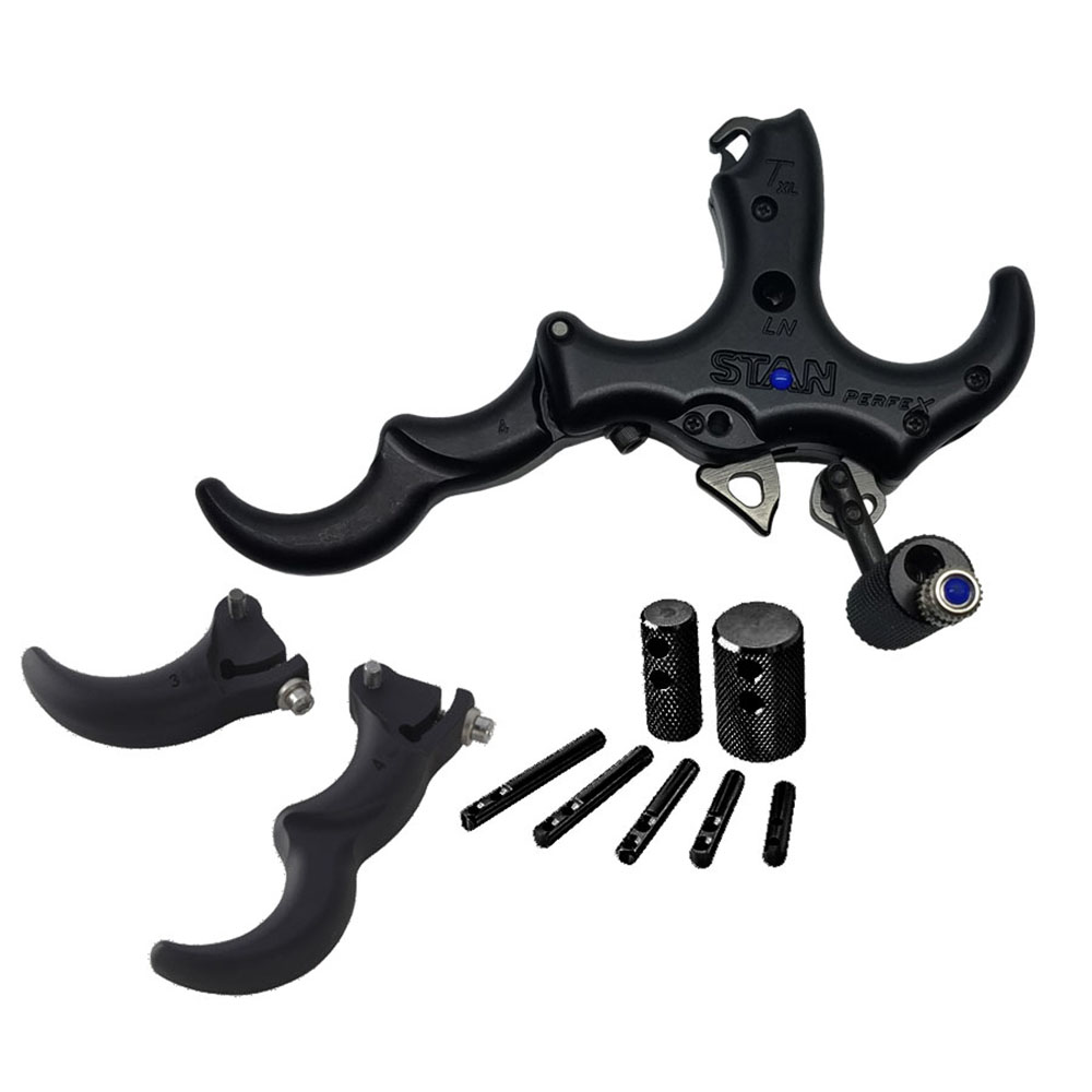 Релиз PerfeX - стандартной длины для стрельбы из лука с микрорегулировкой, размер M, черное покрытие