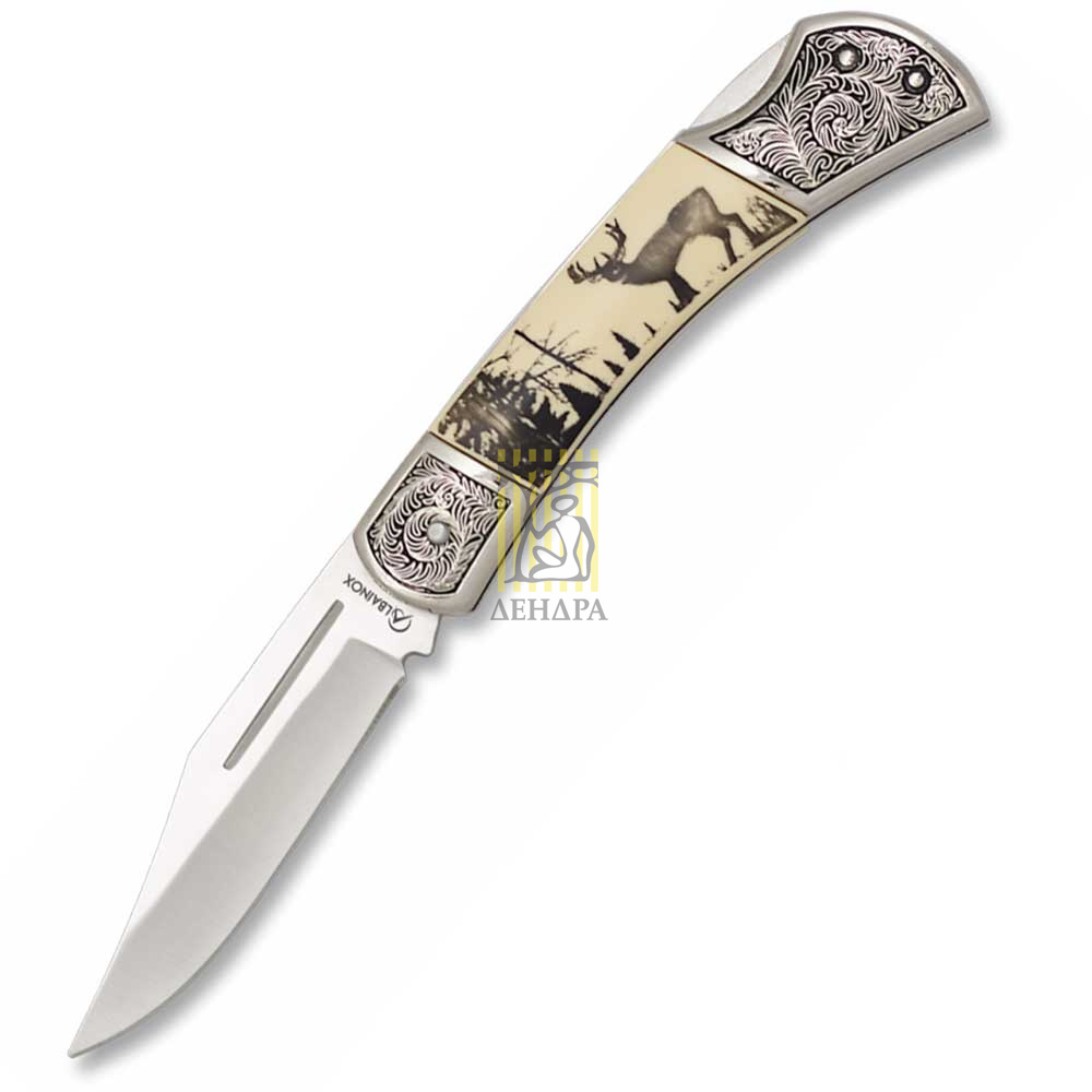 Нож складной наваха CIERVO, длина клинка 8 см, материал клинка Stainless Steel, рукоять ABS пластик,