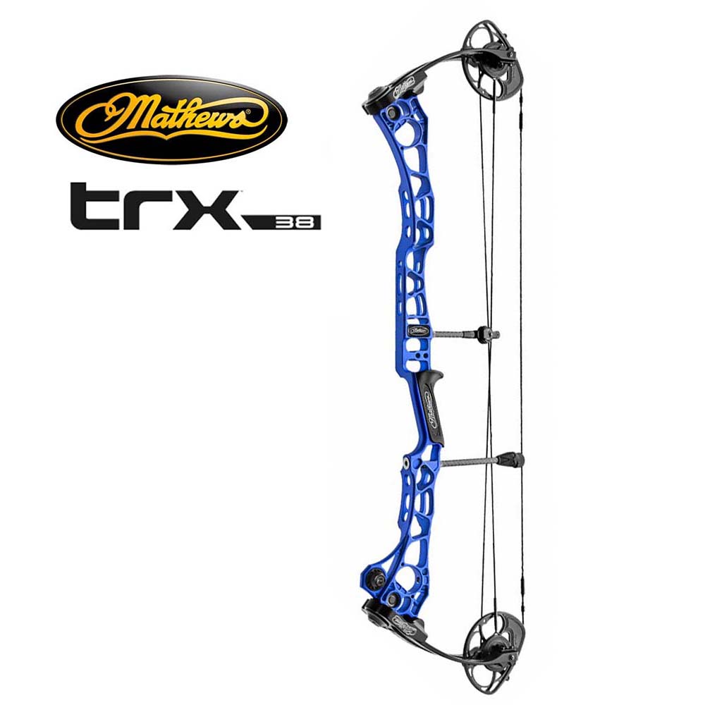 Лук блочный TRX 38, начальная скорость 328 фут в сек, сила 60 lbs, для праворуких, длина натяжения 2