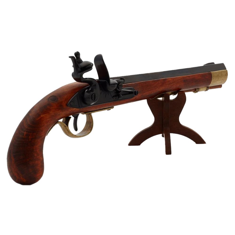 Пистолет Кентукки кремневый, репродукция из дерева и металла с имитацией механизма заряжания и стрел
