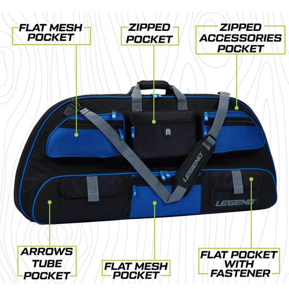 Чехол для блочного лука Apollo, производитель Legend Archery, 116 см, цвет синий